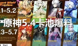 原神4.2卡池爆料最新,新角色与限定武器，惊喜连连！